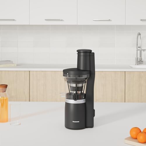 Panasonic MJ-L700KXE Slow Juicer Entsafter 0,8 L, mattschwarz