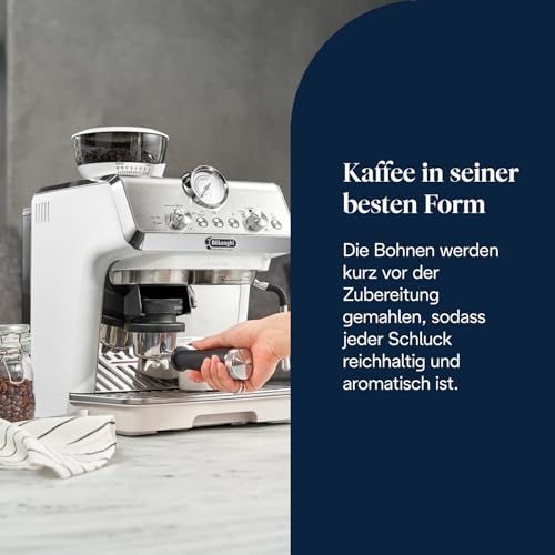 De'Longhi La Specialista Arte EC9155.W Siebträgermaschine, weiß